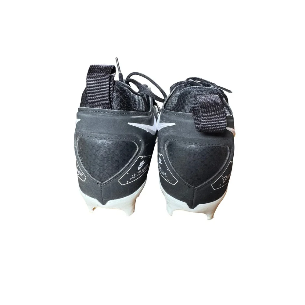 Nike Alpha Menace Pro 3 Black White Football Cleats Mens 9.5 CT6649-001